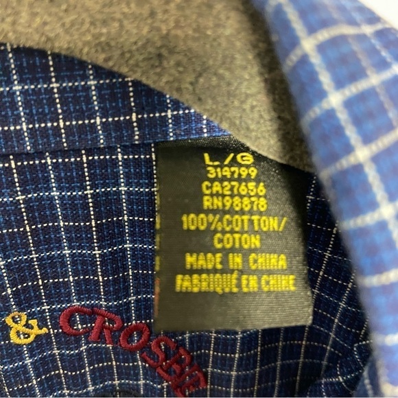 HARVIE And Crosbie Oxford Button Up Dress Shirt Size Large - Picture 4 of 4